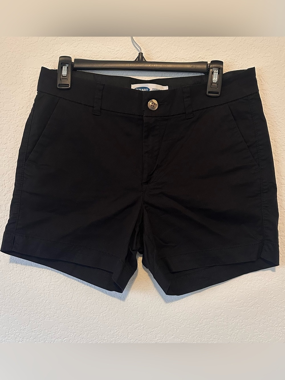 Old Navy Black Women's Casual Chino Bermuda Shorts